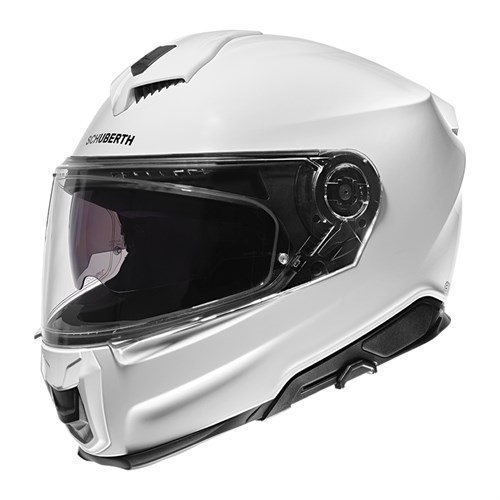 Schuberth S3 helmet in gloss white
