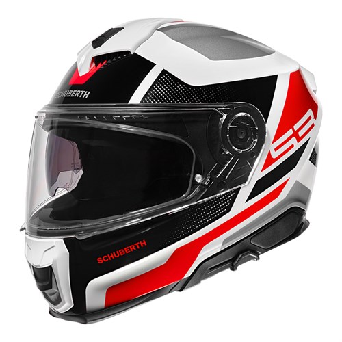 Schuberth S3 helmet in Daytona red