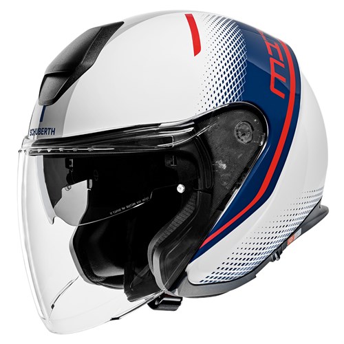 Schuberth M1 Pro helmet in Mercury red