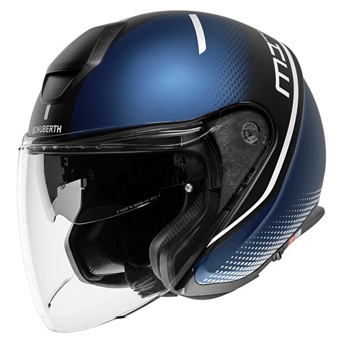 Schuberth M1 Pro helmet in Mercury blue