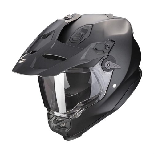 Scorpion ADF 9000 helmet in matt pearl black