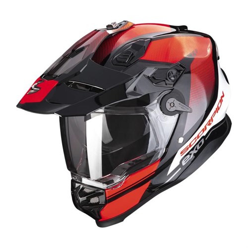 Scorpion ADF 9000 Trail helmet in black / red