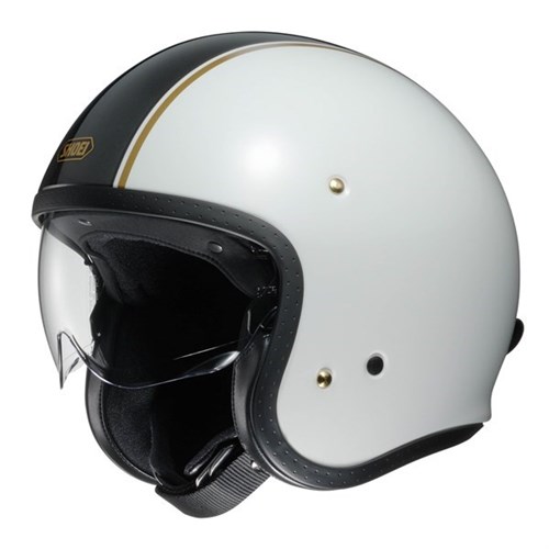Shoei JO Carburettor TC-6 helmet in white / black