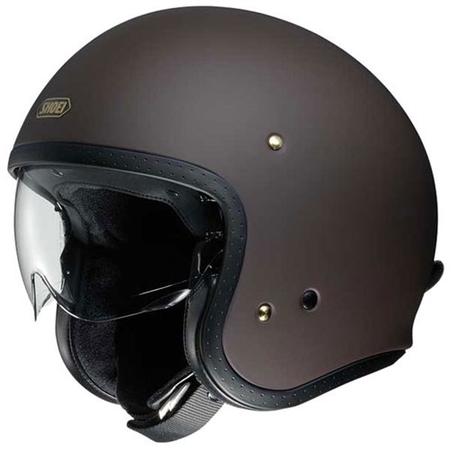 Shoei JO helmet in brown