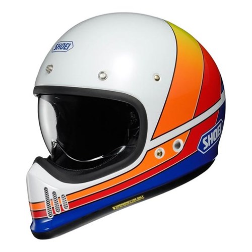 Shoei Ex-Zero Equation TC2 helmet in white / multi colour