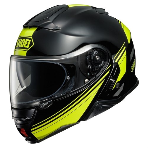 Shoei Neotec 2 Separator TC3 helmet in black / yellow