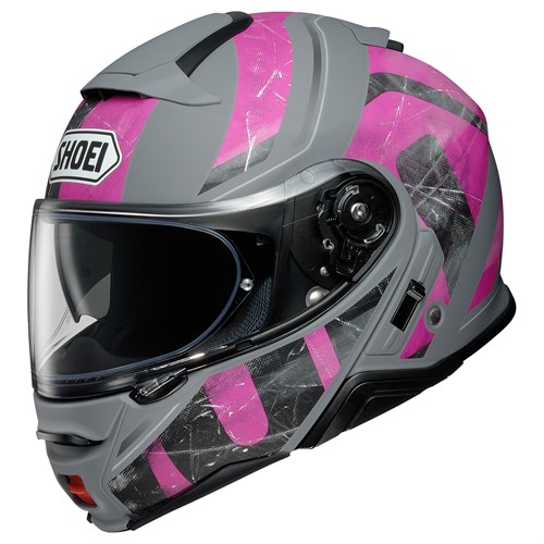 Shoei Neotec 2 Jaunt TC7 helmet in grey / pink