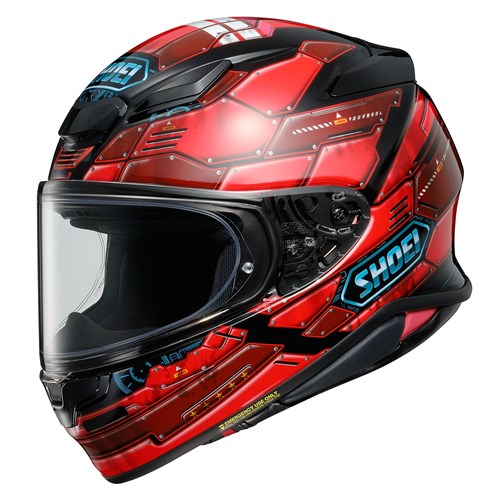 Shoei NXR2 Fortress TC1 helmet in red / black