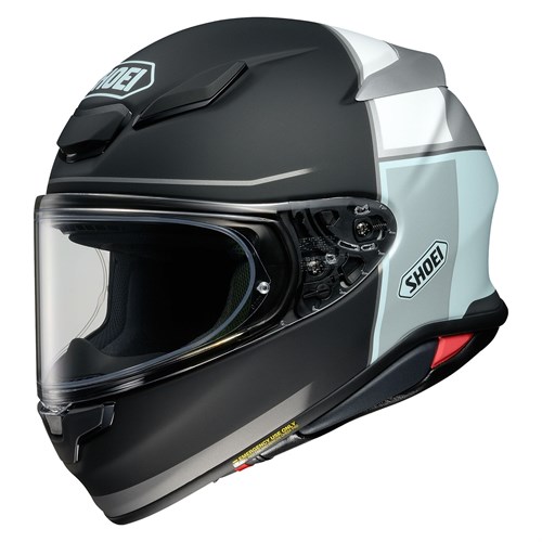 Shoei NXR2 Yonder TC2 helmet in matt black / grey / blue