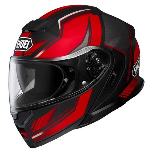 Shoei Neotec 3 Grasp TC1 helmet in red / black