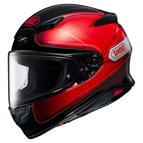 Shoei NXR2 Sheen TC1 helmet in red / black