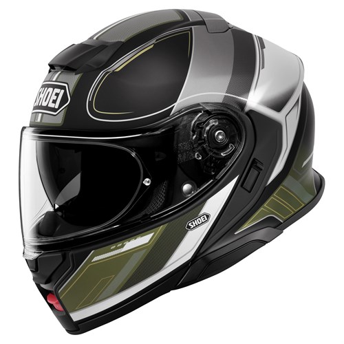 Shoei Neotec 3 Sharpen TC11 helmet in green