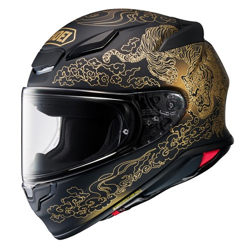 Shoei NXR2 Fearless TC5 helmet in black / gold