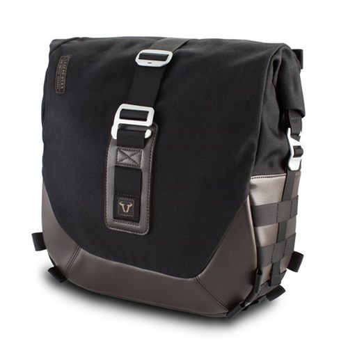 SW-Motech SLC large bag 13.5L left in black / brown