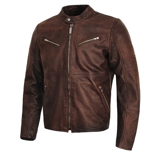 Spidi Garage leather motorcycle jacket