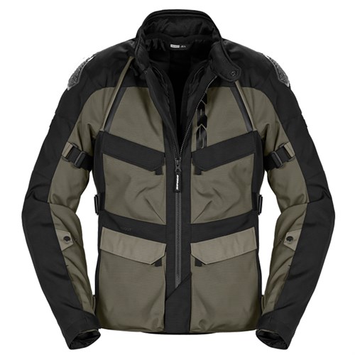 Spidi RW waterproof jacket in green / black