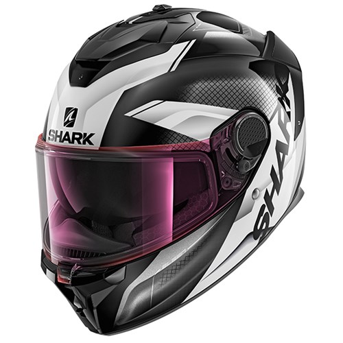 Shark Spartan GT visor in light iridium pink