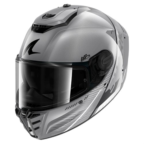 Shark Spartan RS helmet Speed-Tech silver / white / black