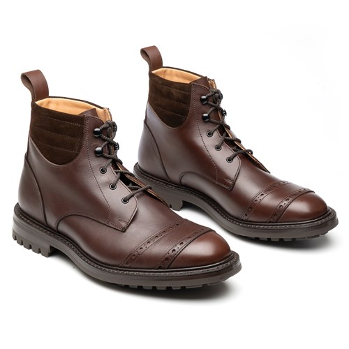 Tricker's Roadster boots in brown