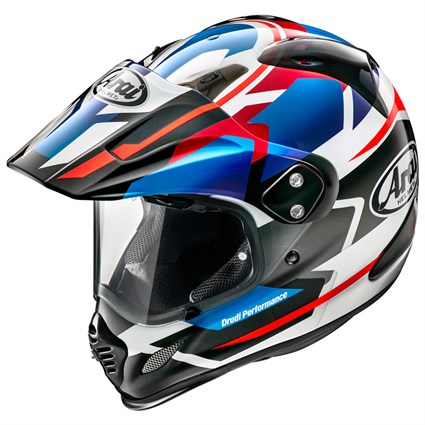 Arai Tour-X4 helmet in Depart metallic blue