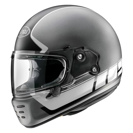 Arai Rapide Speedblock helmet in black / white