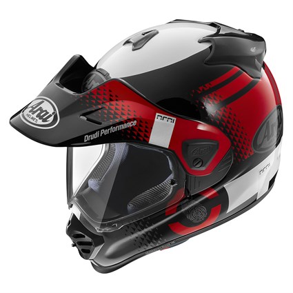 Arai Tour-X5 helmet in Print red