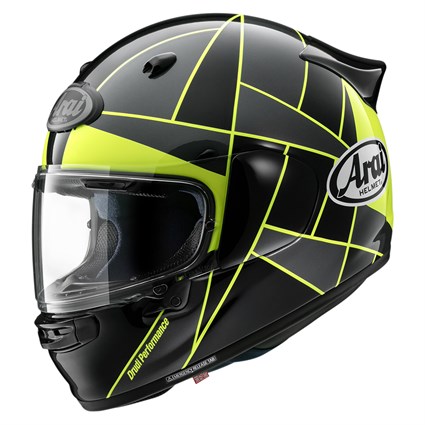 Arai Quantic Peak helmet in yellow