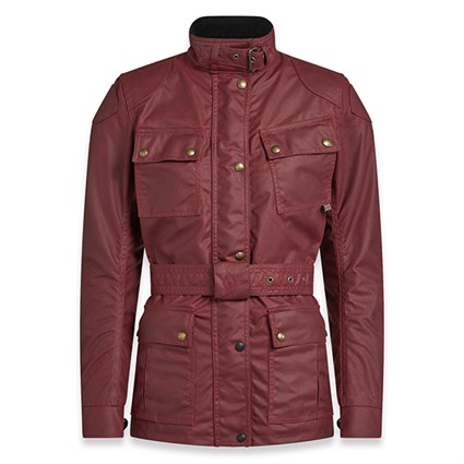 Belstaff Trialmaster ladies jacket in racing red