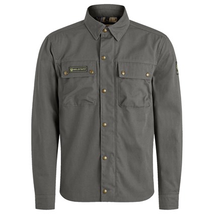 Belstaff Mansion riding shirt with D3O in grey