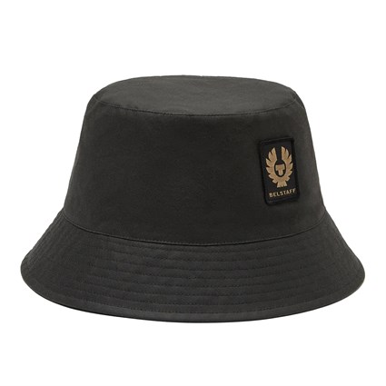Belstaff Phoenix wax cotton bucket hat in black