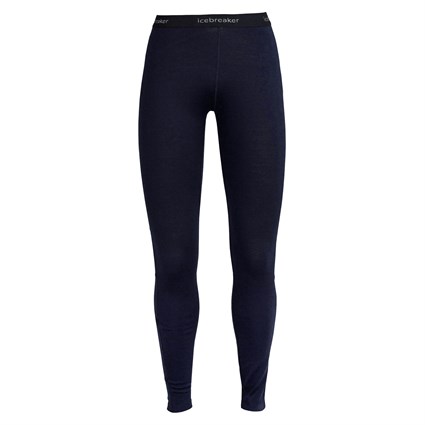 Icebreaker womens merino 260 Tech leggings in navy blue