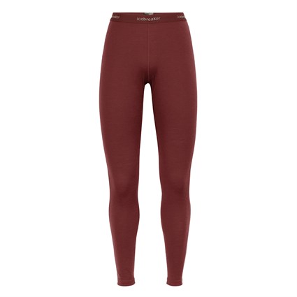 Icebreaker womens merino 200 Oasis leggings in berry