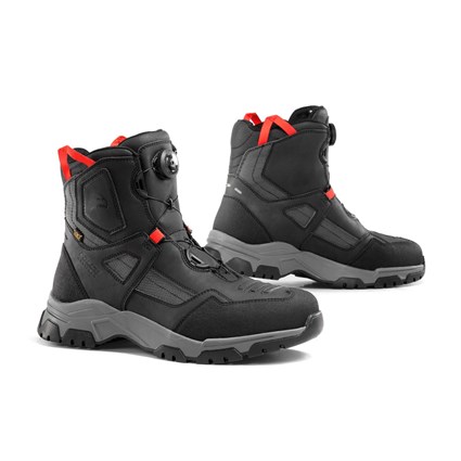 Falco Arrakis boots in black / grey