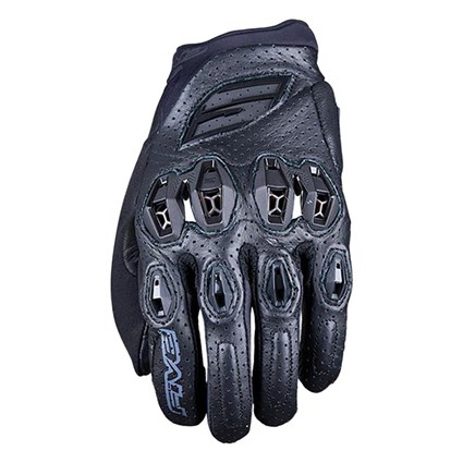 Five Stunt Evo 2 leather gloves in black