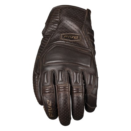Five Tucson gloves in dark brown