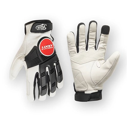 Fuel Astrail Lucky Explorer gloves in white