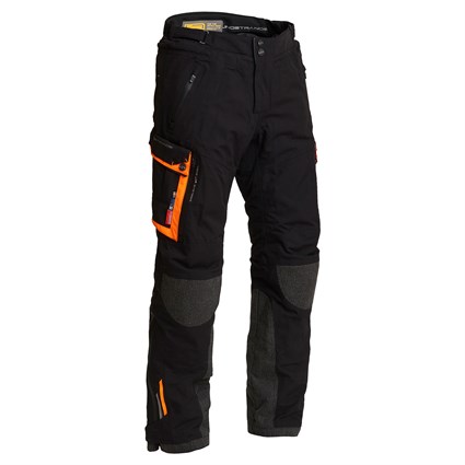 Halvarssons Sunne pants in black / orange