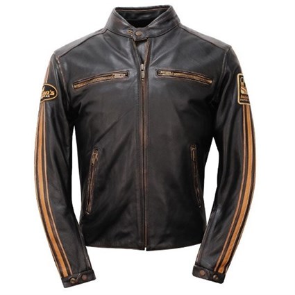 Bill Leather retro jacket- Helstons