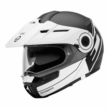Schuberth E1 helmet in radiant white