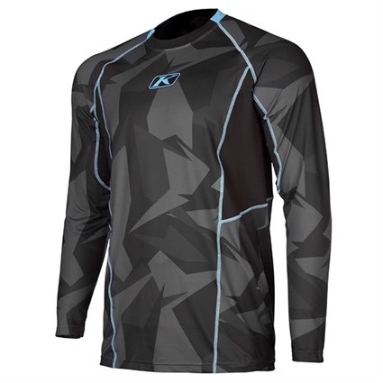 Klim Aggressor Cool base layer long-sleeve shirt in camo