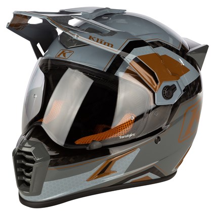 Klim Krios Pro Rally helmet in metallic bronze