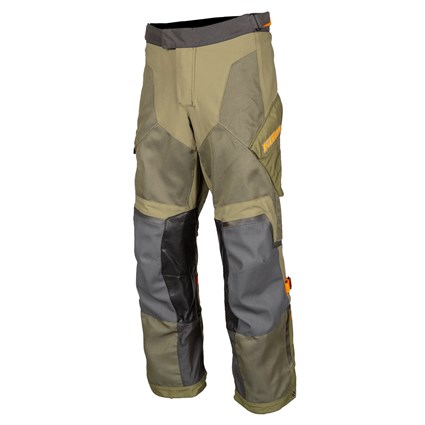 Klim Baja S4 pants in sage / strike orange