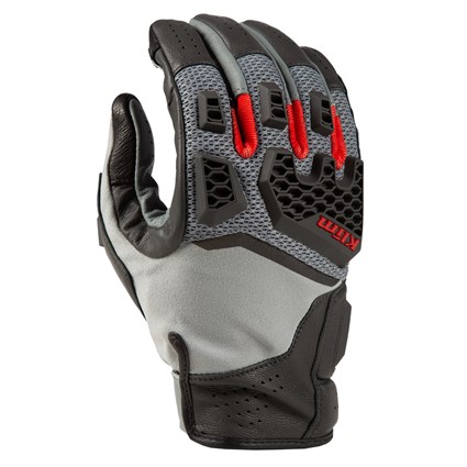 Klim Baja S4 gloves in monument grey / redrock