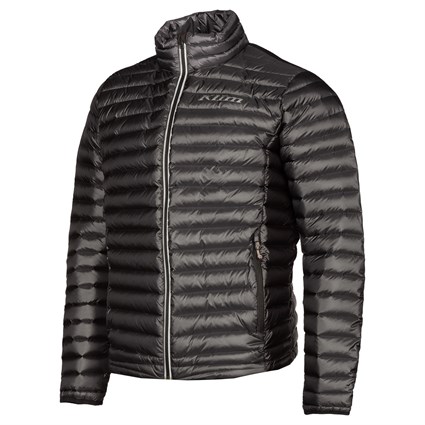 Klim Maverick down jacket in asphalt / black