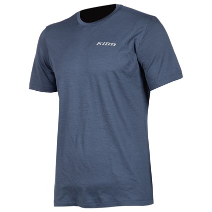 Klim Teton Merino wool short sleeve T-shirt in blue