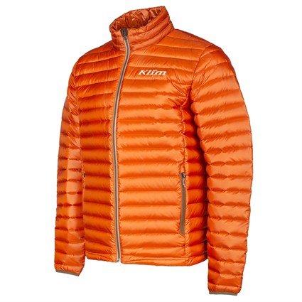 Klim Maverick down jacket in potters clay