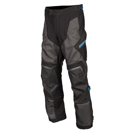 Klim Baja S4 pants in black / kinetic blue