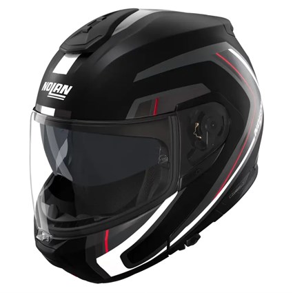 Nolan N100-6 helmet Radiante in black / white / red