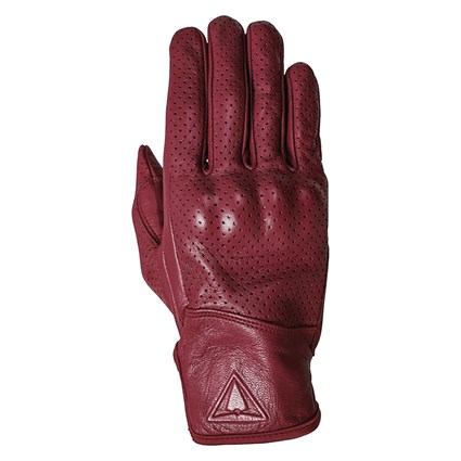 Racer Verano ladies gloves in burgundy