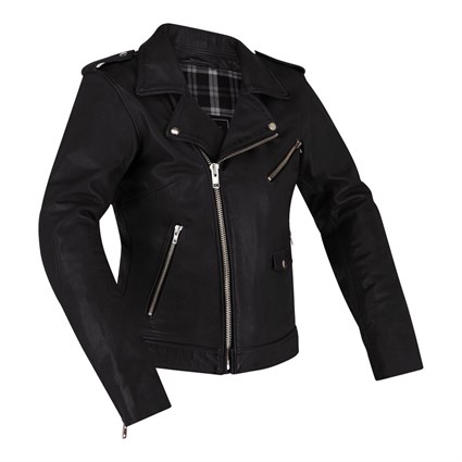 Richa ladies Brighton leather jacket in black
